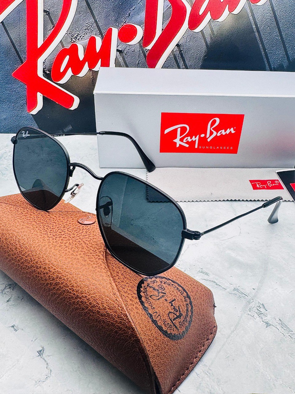 Ray Ban Hexagonal Sunglasses
